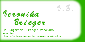 veronika brieger business card